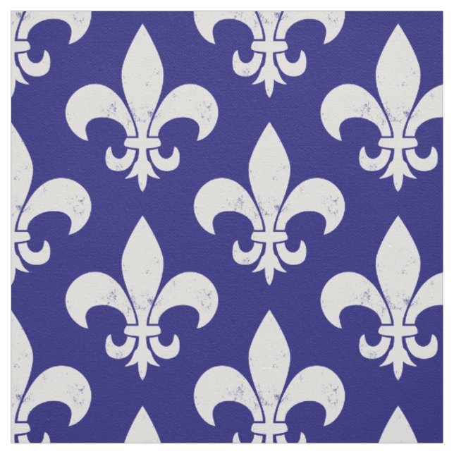 Französische Flagge Fleur de Lys Stoff (Muster)