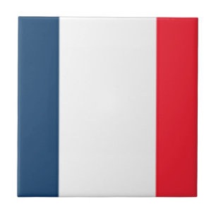 Französische Flagge Fliese