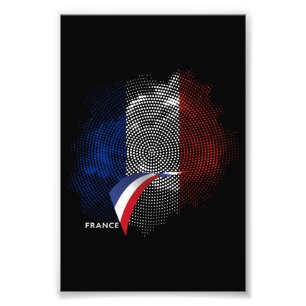 Französische Flagge Fotodruck