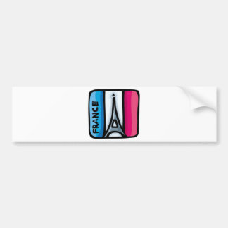 Französische Flagge - Frankreich Autoaufkleber