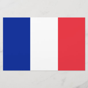 Französische Flagge (Frankreich) Briefpapier