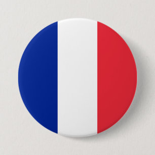 Französische Flagge (Frankreich) Button