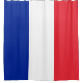 Französische Flagge (Frankreich) Duschvorhang