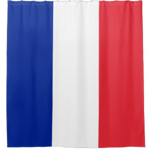 Französische Flagge (Frankreich) Duschvorhang