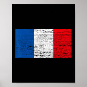 Französische Flagge Frankreich Flagge Viva La Fran Poster