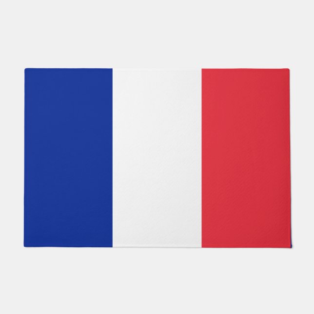 Französische Flagge (Frankreich) Fußmatte (Vorderseite)