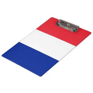 Französische Flagge (Frankreich) Klemmbrett