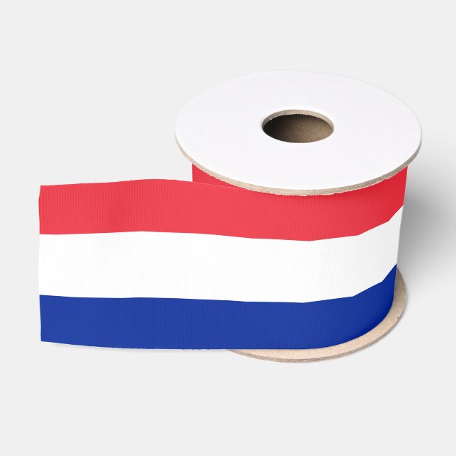 Französische Flagge / Frankreich Urlaub / Sport Ripsband (Spule)
