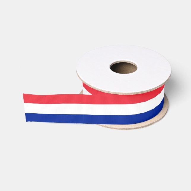 Französische Flagge / Frankreich Urlaub / Sport Ripsband (Spule)