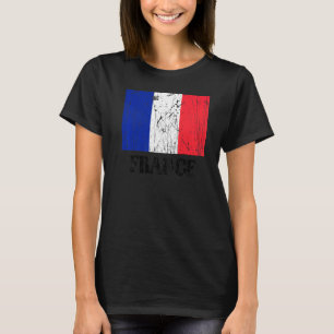 Französische Flagge: Frankreichs Flagge T-Shirt