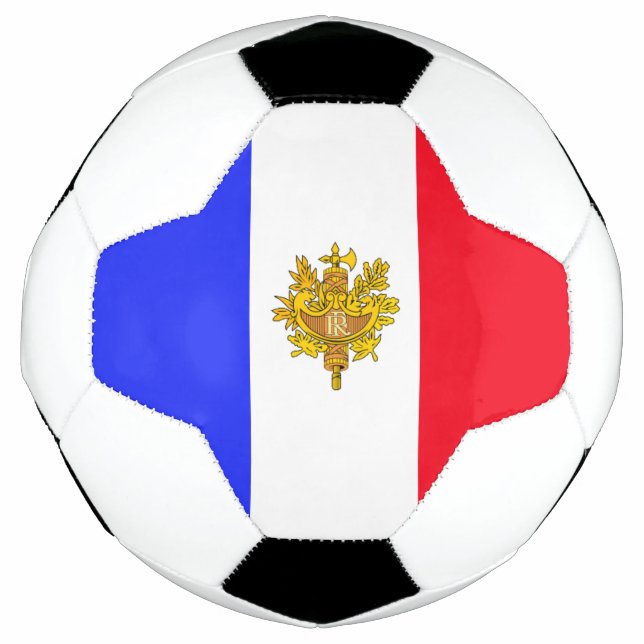 Französische Flagge Fußball (Vorderseite)