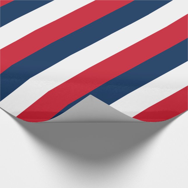 Französische Flagge Geschenkpapier (Ecke)