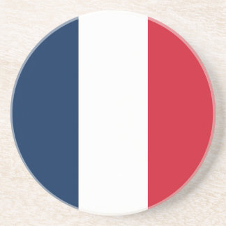 Französische Flagge Getränkeuntersetzer