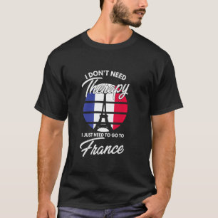 Französische Flagge I Frankreich Flagge I Urlaub F T-Shirt