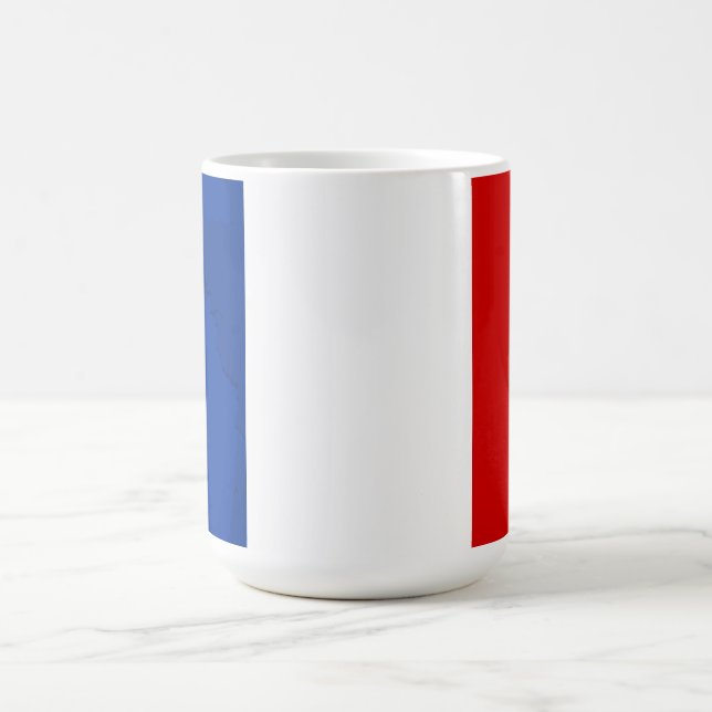 Französische Flagge Kaffeetasse (Mittel)