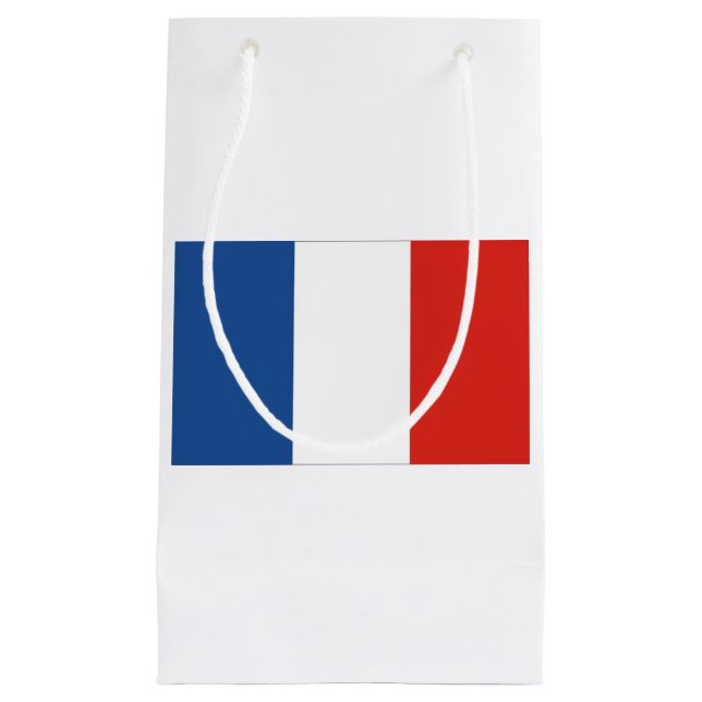 Französische Flagge Kleine Geschenktüte (Vorderseite)