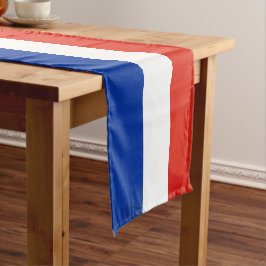 Französische Flagge Kurzer Tischläufer