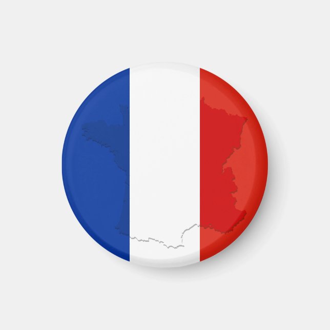 Französische Flagge Magnet (Vorne)