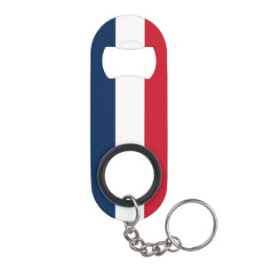 Französische Flagge Mini Flaschenöffner