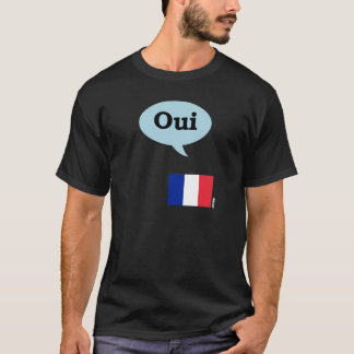 Französische Flagge Oui T-Shirt