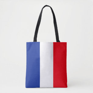 Französische Flagge Patriotische Farben Internati Tasche