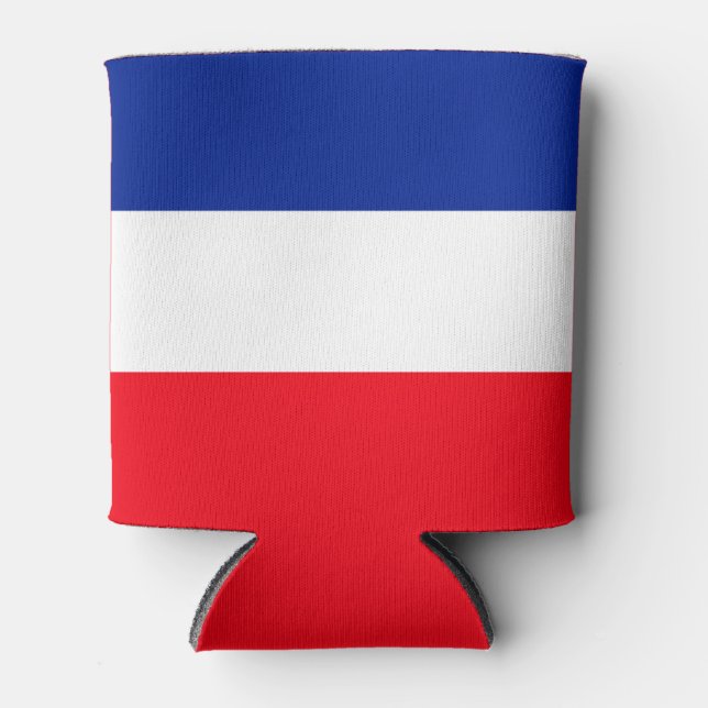 Französische Flagge Patriotische Farben Internatio Dosenkühler (Vorderseite)