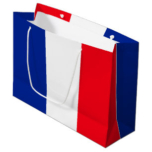 Französische Flagge Patriotische Farben Internatio Große Geschenktüte
