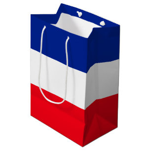 Französische Flagge Patriotische Farben Internatio Mittlere Geschenktüte