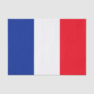 Französische Flagge Patriotische Farben Internatio Seidenpapier