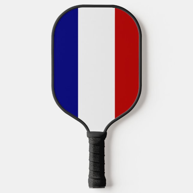 Französische Flagge Pickleball Schläger (Vorderseite)