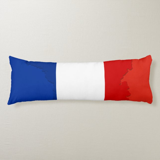 Französische Flagge Seitenschläferkissen (Vorderseite)