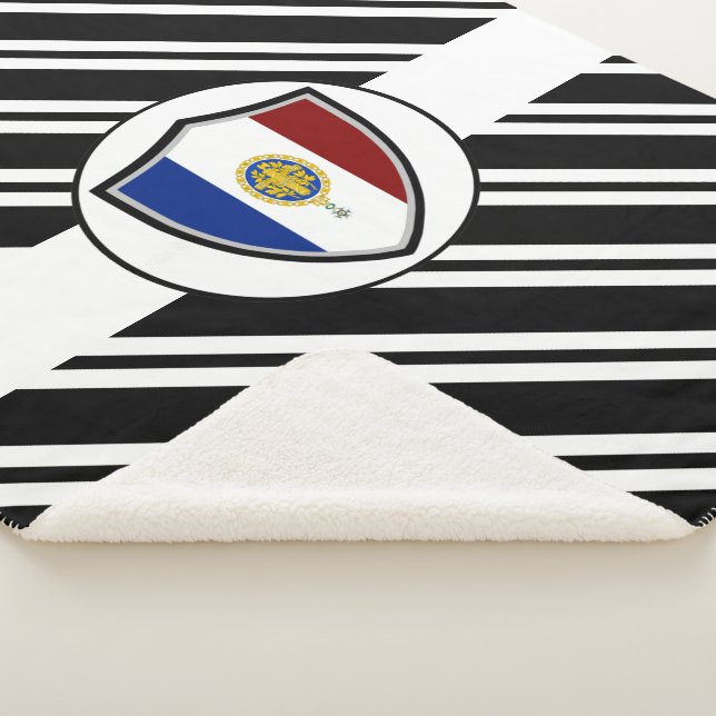 Französische Flagge Sherpadecke (3/4)