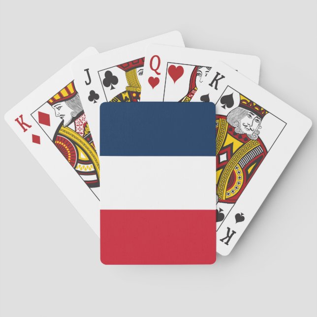 Französische Flagge Spielkarten (Rückseite)
