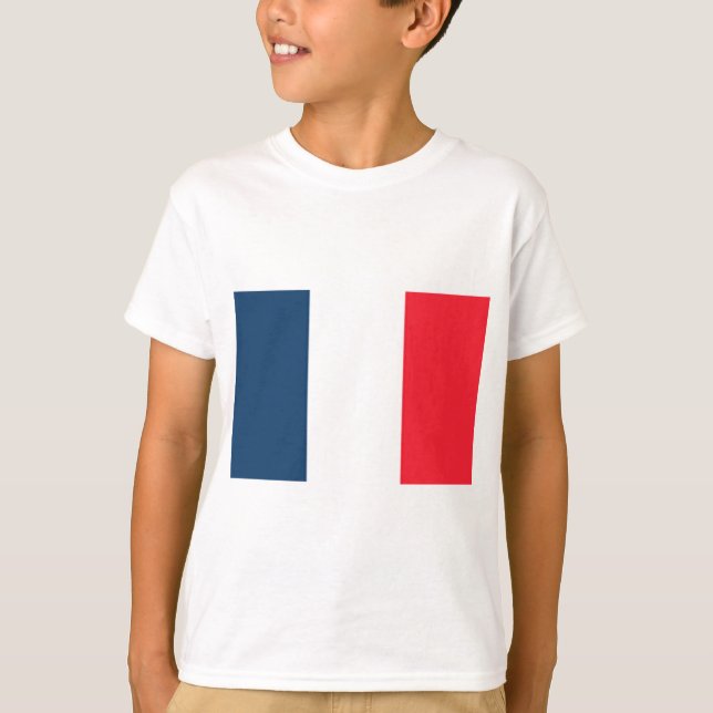 Französische Flagge T-Shirt (Vorderseite)