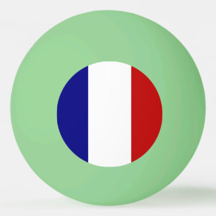 Französische Flagge  Tischtennisball