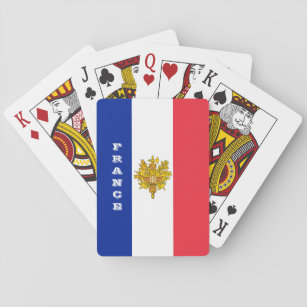 Französische Flaggenspiele, Frankreich Spielkarten