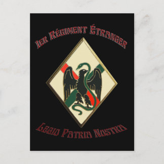 Französische Fremdenlegion 1er RE Legio Patria Nos Postkarte