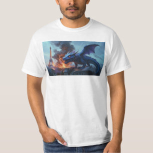 Französische Fries, irgendjemand? Drachenkunst T-Shirt