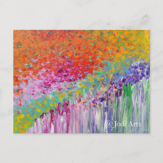 Französische Gartenkunst auf Postkarte