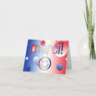 Französische Geschenke : Danke / Merci Face