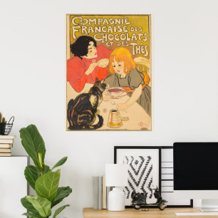 Französische Gesellschaft der Schokolade und des T Poster