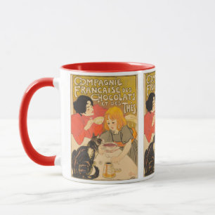 Französische Gesellschaft der Schokolade und des T Tasse