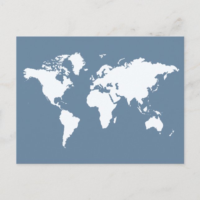 Französische Gray Elegante Welt Postkarte (Vorderseite)