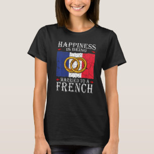 Französische Hochzeit Frankreich Republik Roots Fr T-Shirt