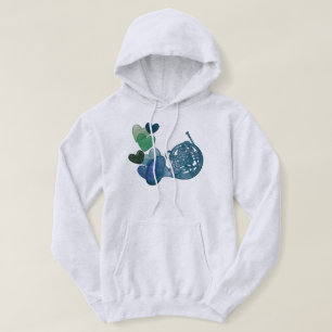 Französische Hornbandmusikklasse Hoodie