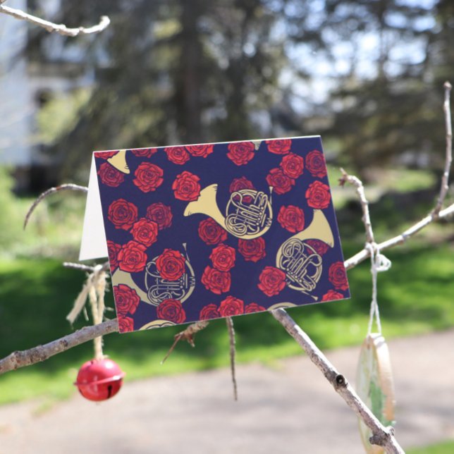 Französische Hornkarte Karte (Von Creator hochgeladen)