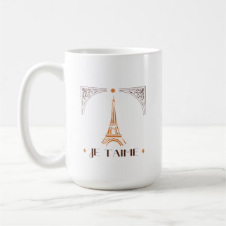 Französische Ich liebe dich Kaffeetasse