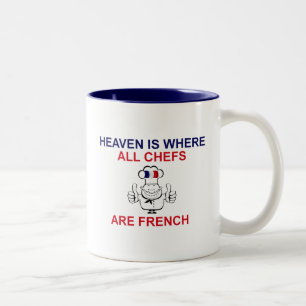 Französische Köche Zweifarbige Tasse
