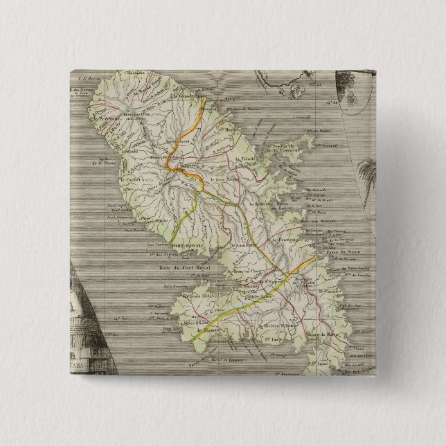 Französische Kolonien Martinique Button (Vorderseite)