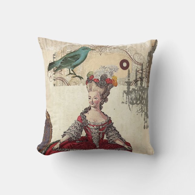 Französische Königin Marie Antoinette Kissen (Vorderseite)